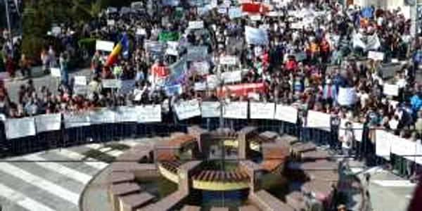 Protest anti-Chevron La Bârlad