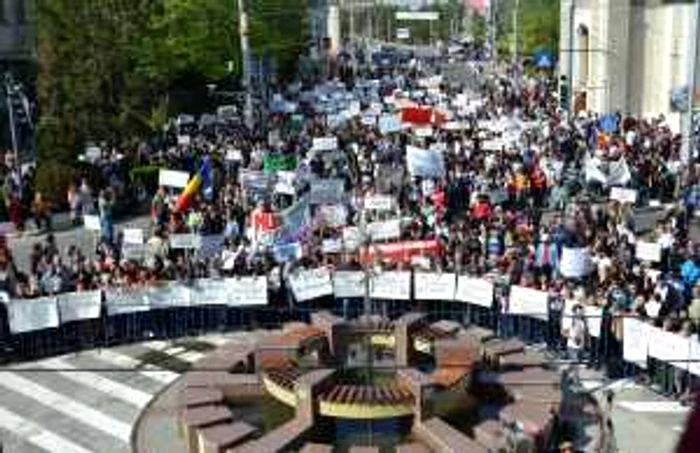 Protest anti-Chevron La Bârlad