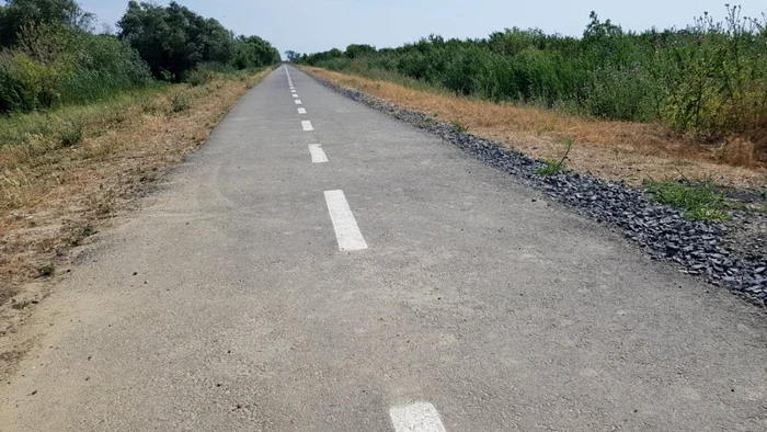 Cum arată pista de biciclete Timişoara-Zrenjanin pe partea sârbească FOTO Bartha Csaba