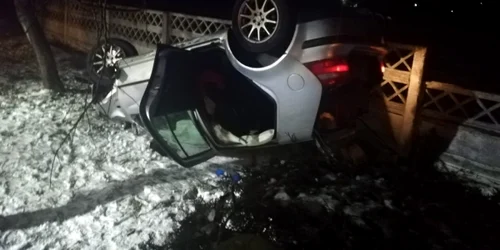 Accident la iesire din Constanta FOTO IPJ Constanta