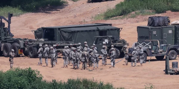 Militari americani în Coreea de Sud FOTO EPA-EFE