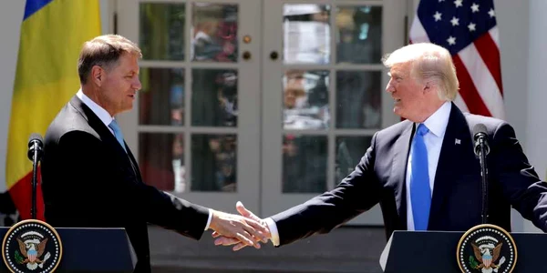 Klaus Iohannis Donald Trump la Casa Alba FOTO FOTO Guliver / Getty Images / Chip Somodevilla 