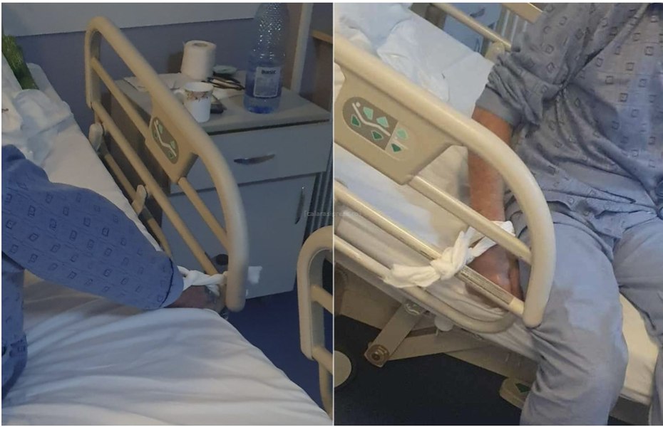 Un pacient a fost legat de pat în spitalul din Călărași. Conducerea a demarat o anchetă
