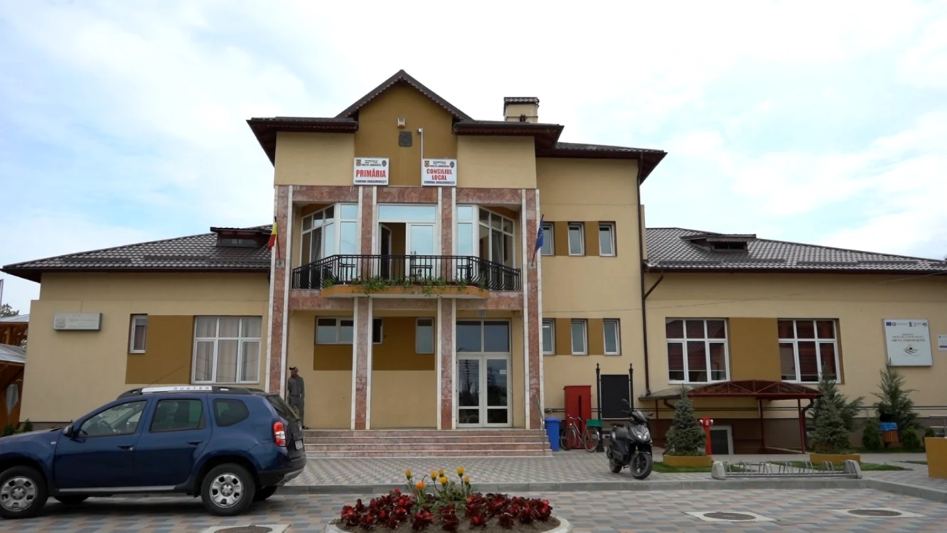 Sediul comune Dragomireşti. FOTO C.S.