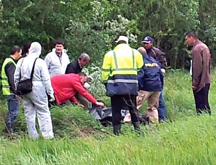 Locul unde a fost descoperit cadavrul Larei Şaban