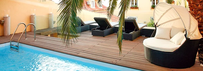 Piscina are apa încălzită