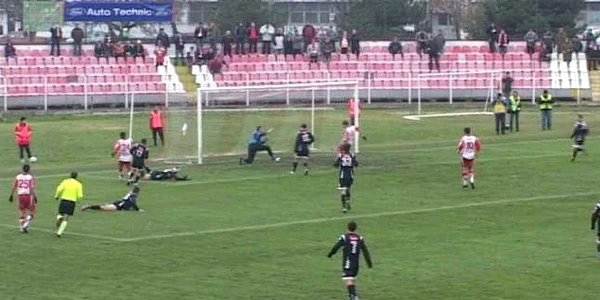 Alexandru Capătă a executat echipa alb-negrilor cu o „dublă”.   