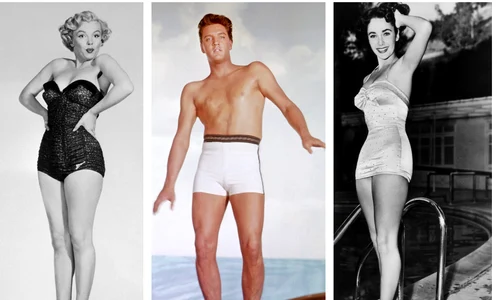 Marilyn Monroe Elvis Presley Liz Taylor colaj FotoJet jpg