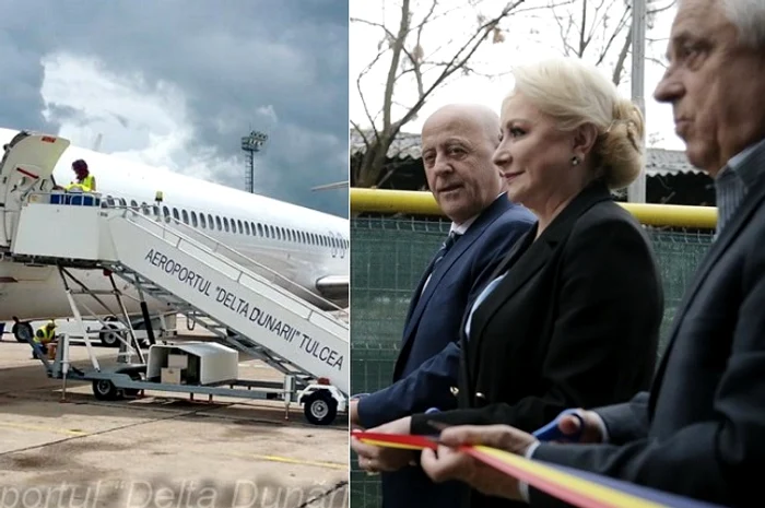 Aeroportul Tulcea și inaugurarea Bursei de pește - colaj foto