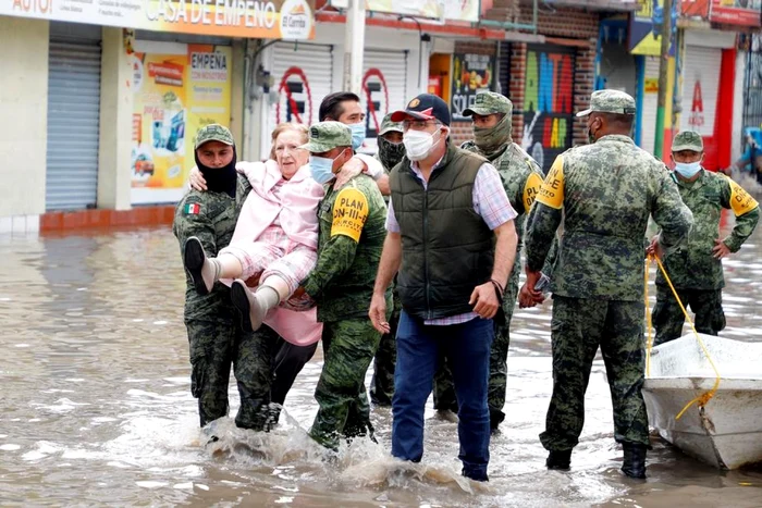 Inundatii Hidalgo-Mexic foto: Epa Efe