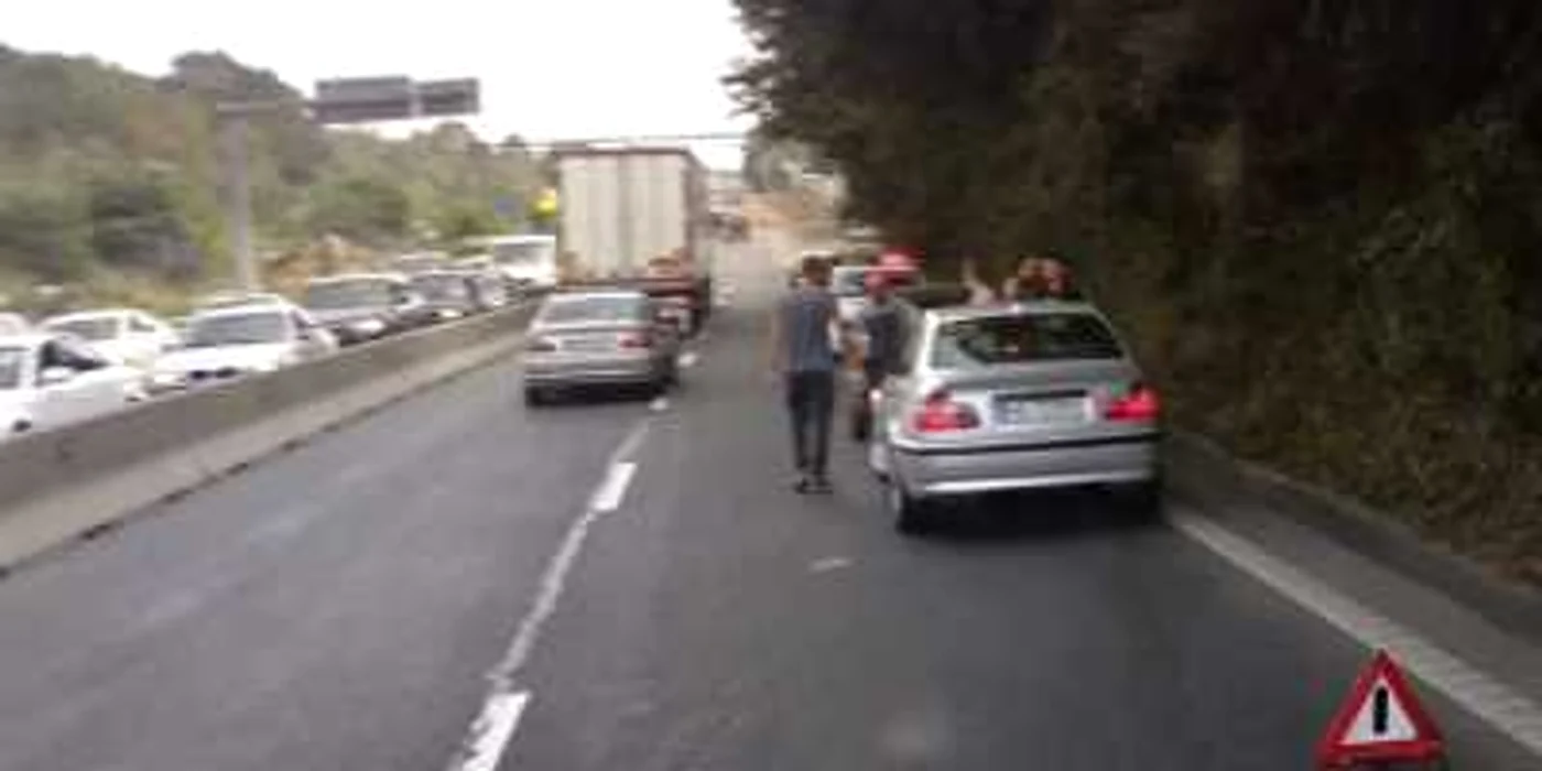 Accident la intrare în Deva, pe DN 7
