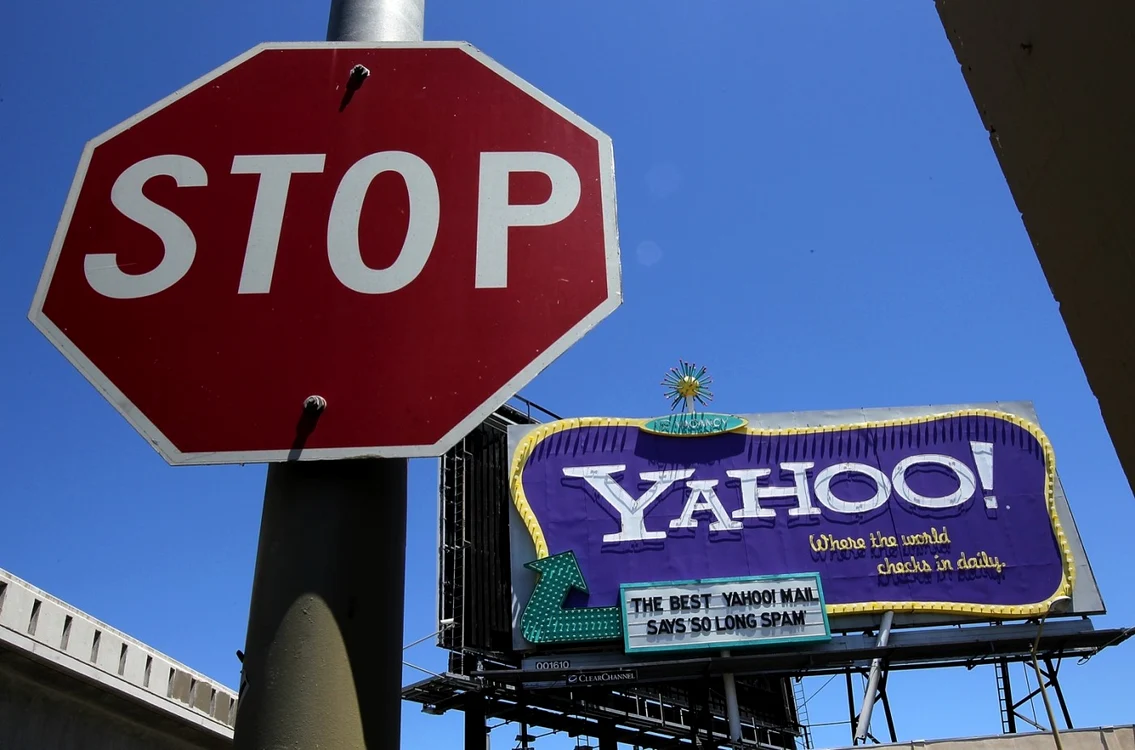 Yahoo! a avut probleme din cauza unor hackeri. FOTO AFP