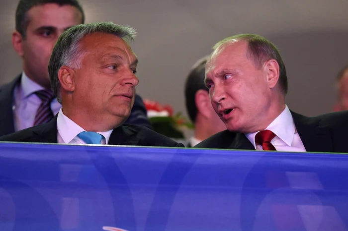 Viktor Orban şi Vladimir Putin FOTO EPA-EFE