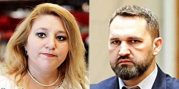 Diana Șoșoacă, Mihai Lasca. FOTO Inquam Photos