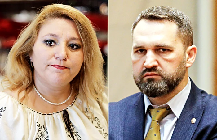 Diana Șoșoacă și Mihai Lasca, doi dintre cei cu discursuri virulente anti-Bruxelles FOTO Inquam