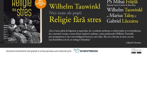 Lansare de carte: „Nici toate ale popii Religie fără stres”, de Wilhelm Tauwinkl jpeg
