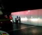 Accident mortal pe Valea Oltului pe şoseaua de centură a staţiunii Călimăneşti - TIR răsturnat cu cabina suspendată Foto Adevărul