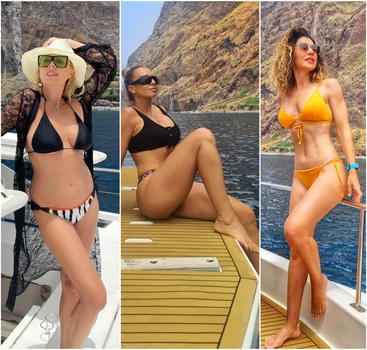 2 dana savuica adina halas carmen bruma sexy in costum de baie in madeira png png