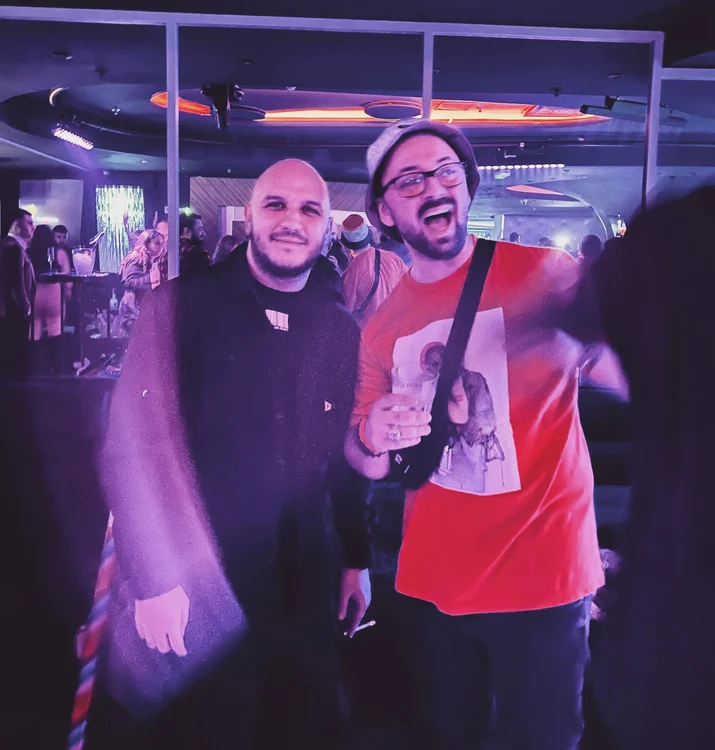 Guess Who și Sergiu Gherman, o prietenie de acasă. FOTO: arhiva personală