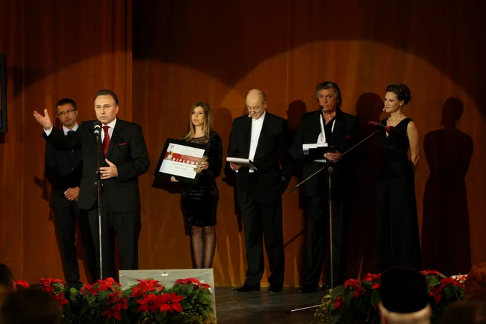 Primarul Gheorghe Nichita a fost premiat pentru proiectul Palas Foto: Florin Chirica