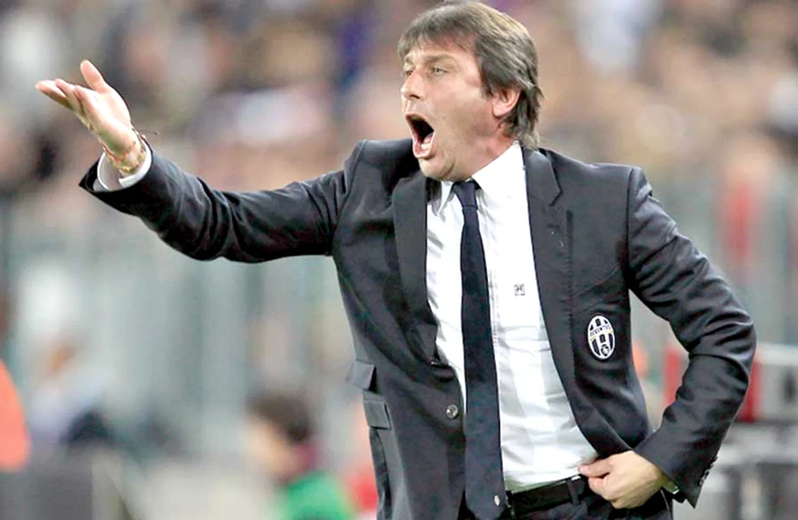 Conte a fost vizitat  de poliţie la câteva zile  după ce a reuşit să câştige  titlul cu Juventus