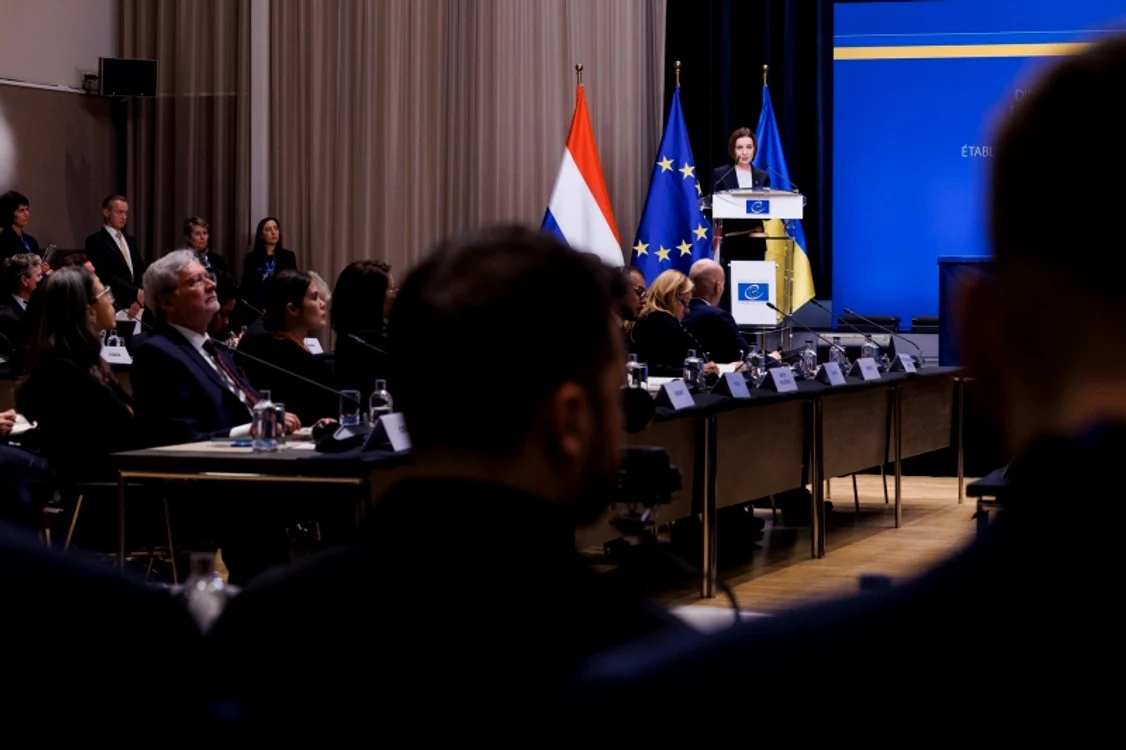Maia Sandu a susținut un discurs la Haga. FOTO: Presedinte.md