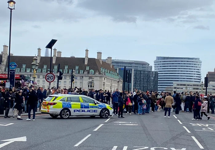 Crima a avut loc pe Westminster Bridge. FOTO Profimedia