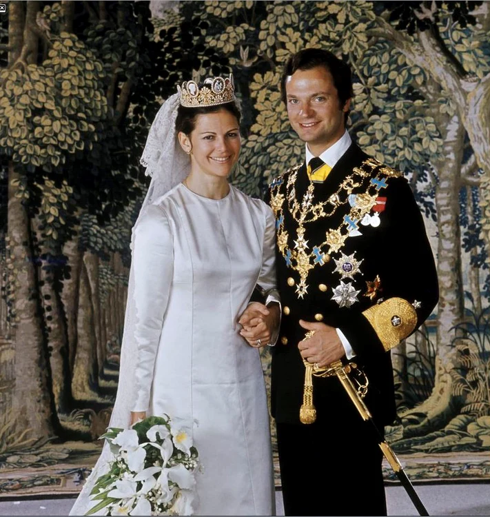 Regina Silvia și Regele Carl Gustaf al Suediei   Casa Regală suedeză jpg