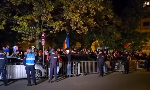 protest Arestul Central captură video  Facebook jpg