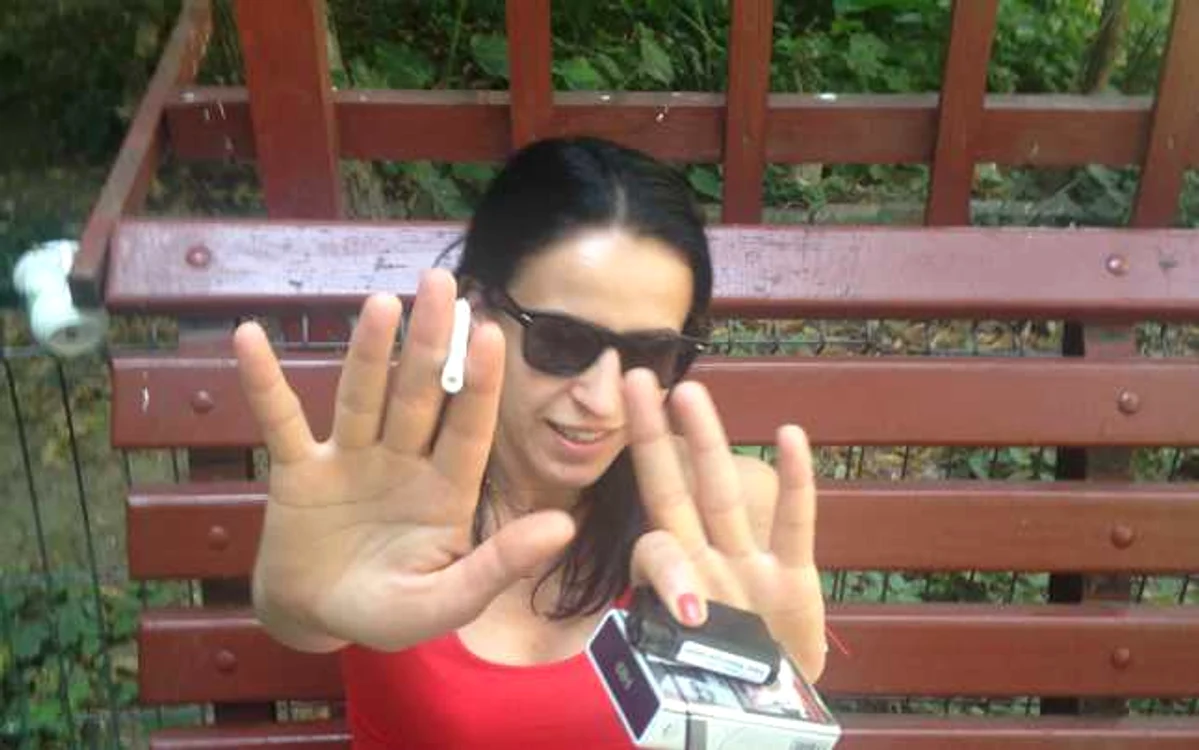 FOTO: Marilena Coarneş spune că a fumat ultima ţigară miercuri, 9 iulie 2014