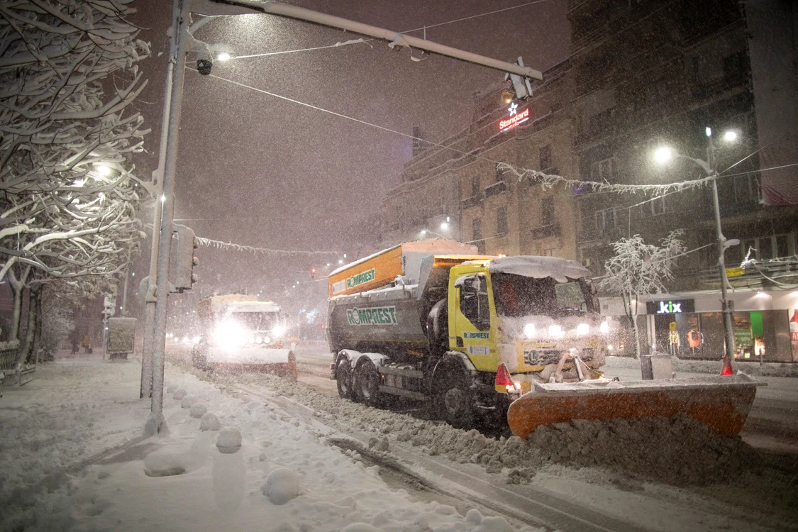 Viscol puternic în România FOTO Inquam Photos / Alexandru Busca