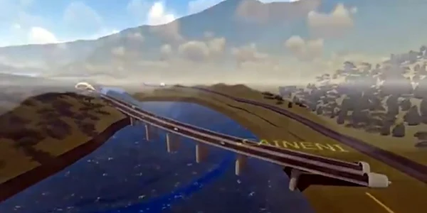 Imagine din proiectul Lotului 2 al Autostrăzii A1 Sibiu - Piteşti secţiunea Boiţa - Cornet Foto captură video