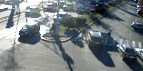 Accidentul a fost surprins de camera video