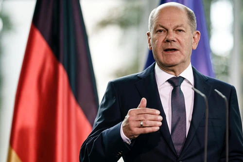 Cancelarul german l-a informat pe preşedintele Biden despre vizita sa la Beijing FOTO EPA EFE