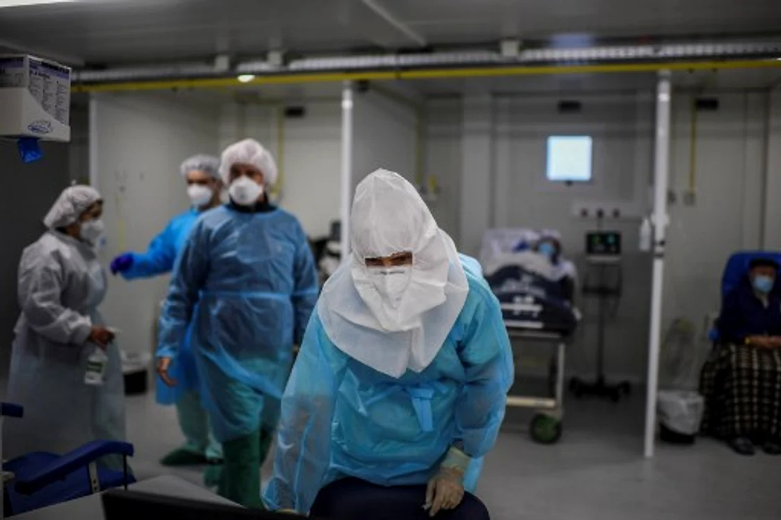 Sistemul medical din Portugalia e copleșit de criza provocată de pandemiefoto: AFP