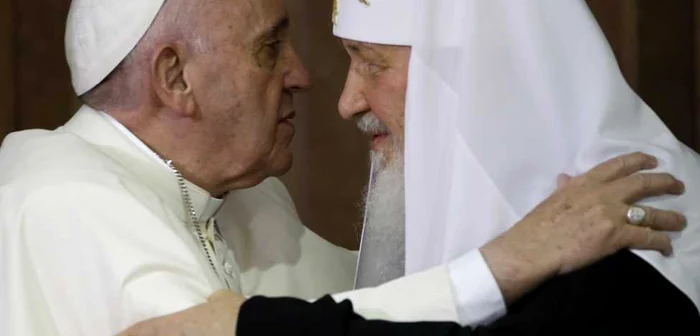 papa francis si patriarhul chiril FOTO AP