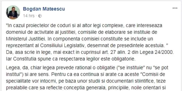 postare bogdan mateescu