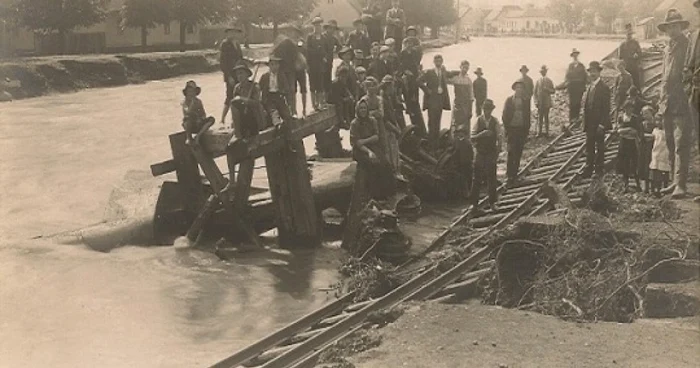 Inundațiile din 1906, din Reșița, au fost la fel de catastrofale ca cele din 2005. 