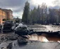 Atac cu rachete in Kiev FOTO Twitter @den_kazansky