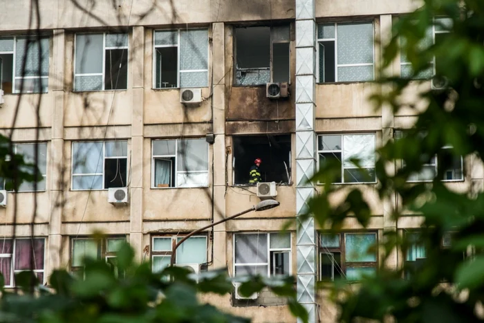 Incendiu la Spitalul pentru Copii Sf. Maria FOTO: Andrei Luca