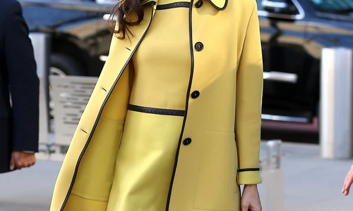 Amal Alamuddin Clooney quitte son hôtel de New York pour se rendre aux Nations Unis jpeg