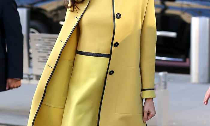 Amal Alamuddin Clooney quitte son hôtel de New York pour se rendre aux Nations Unis jpeg