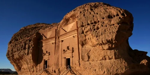 Sit arheologic Madain Saleh Arabia Saudita FOTO AFP