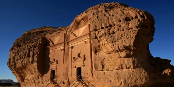 Sit arheologic Madain Saleh Arabia Saudita FOTO AFP