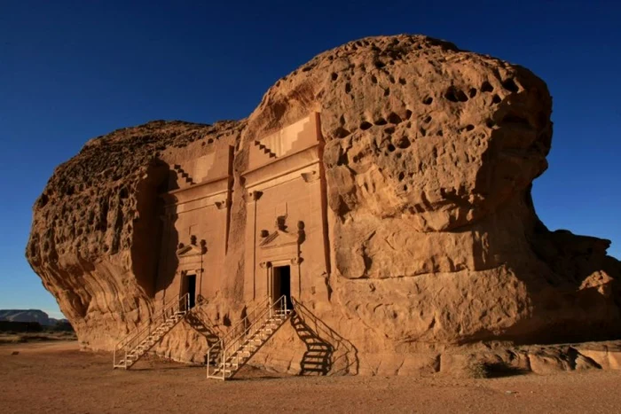 Sit arheologic Madain Saleh Arabia Saudita FOTO AFP