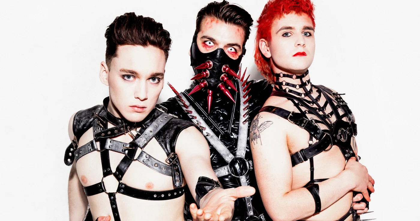Trupa Hatari a șocatpe scena de la EurovisionFoto Eurovision.tv