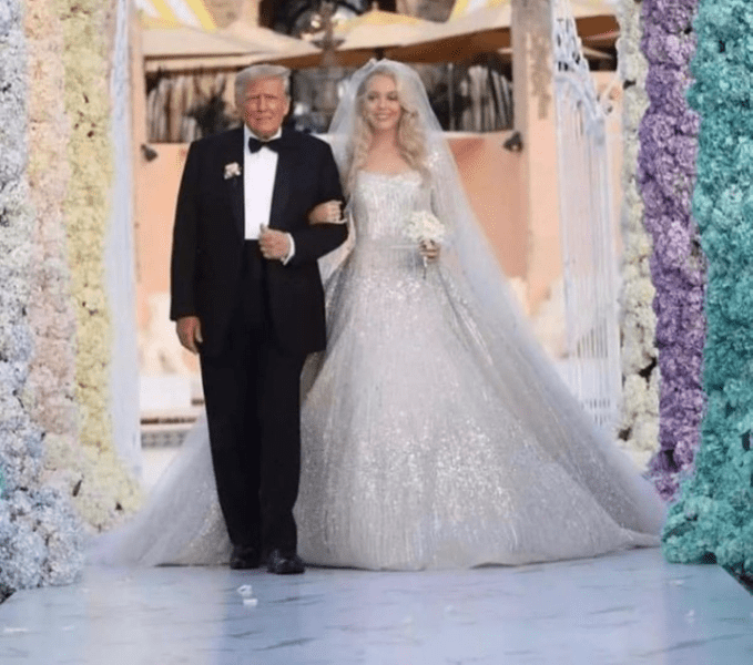 Imagini inedite de la nunta fiicei lui Trump: „Ai face bine să ai grijă de ea”