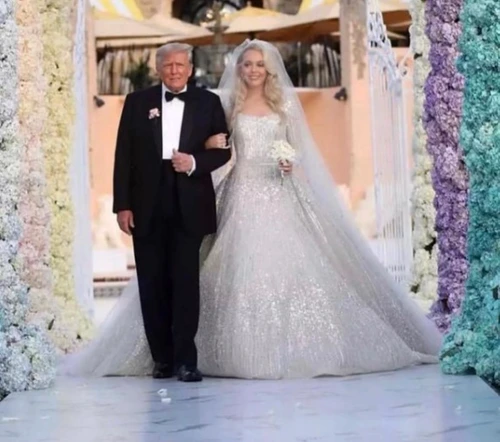 Donald Trump și fiica sa Tiffany.