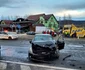 Accident rutier pe DN 1 Avrig - Sibiu în urma coliziunii dintre un microbuz şi un autoturism - 7 persoane implicate Foto Adevărul