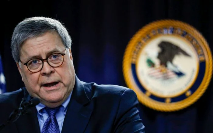 Procurorul general al SUA, William Barr. FOTO Guliver / Getty Images
/ Bill Pugliano